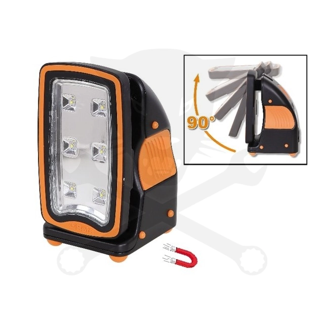 Szerelőlámpa LED, akkus 720 Lumen 360° ultrakompakt - Beta