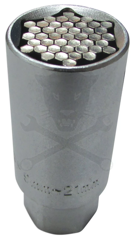 Dugókulcs - crowafej multi univerzális "túlélő fej" 1/2" 9-21 mm