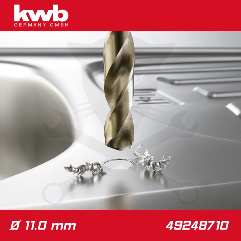Csigafúró 11,0 mm HSS-G Co5 DIN 338 Twist, profi - KWB