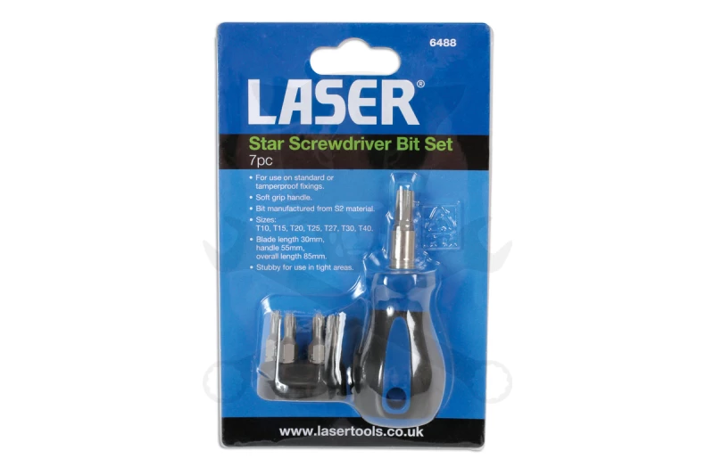 Csavarhúzó bit hajtó + torx lyukas bit készlet T10-T40