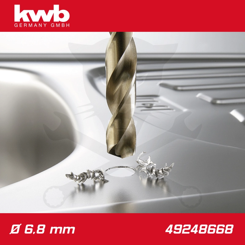 Csigafúró  6,8 mm HSS-G Co5 DIN 338 Twist, profi - KWB
