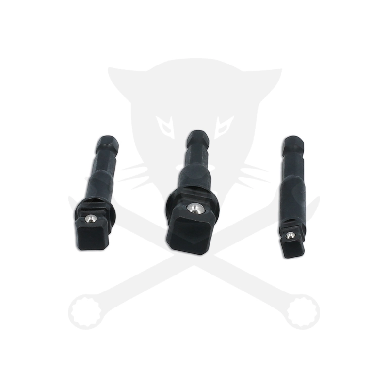 Adapter készlet fúrógéphez - csavarbehajtóhoz 1/4"-3/8"-1/2" - Laser
