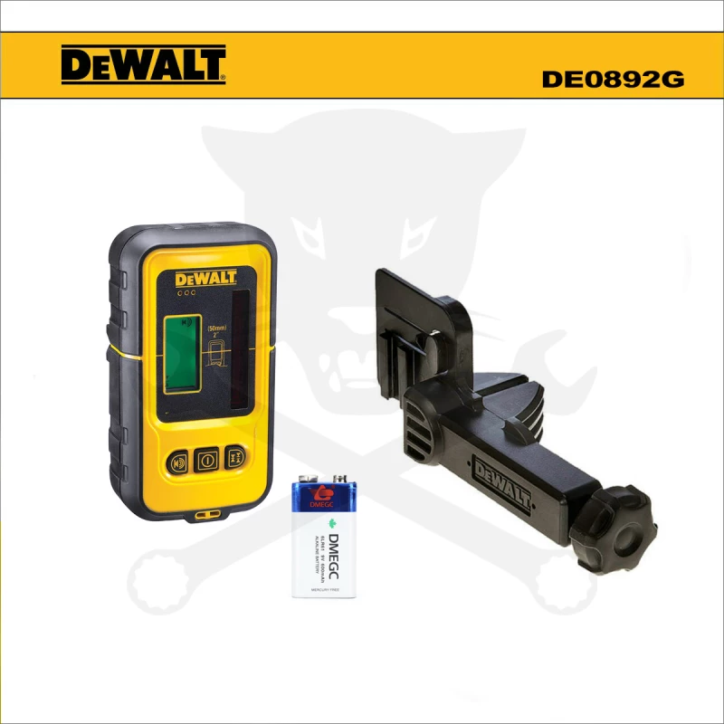 Szintezőlézer, vonallézer-detektor(jelfogó) 9V -zöld lézerhez - DeWalt
