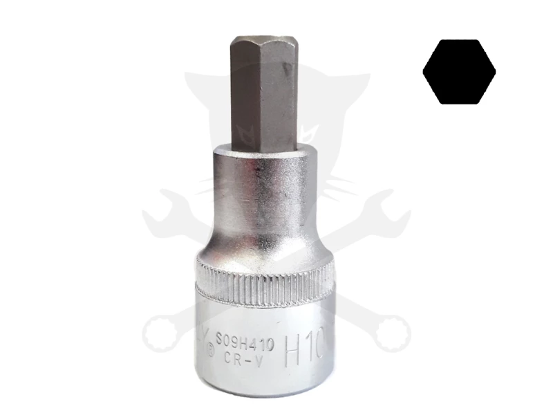 Rátűzőkulcs - crowa+bit 1/2" imbusz 10 mm