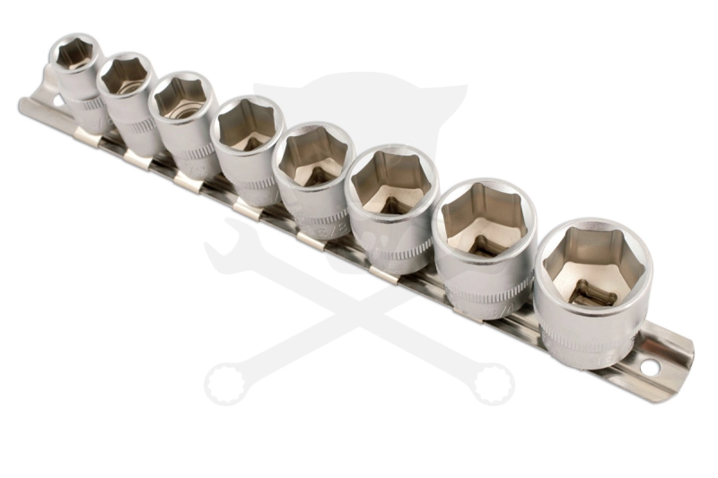 Dugókulcs - crowafej készlet 3/8" 6 lapú COLOS AF 8 db-os 3/8"- 13/16"