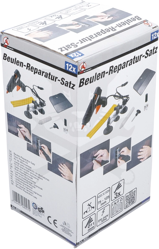 Horpadásjavító készlet 9 db-os - Kraftmann