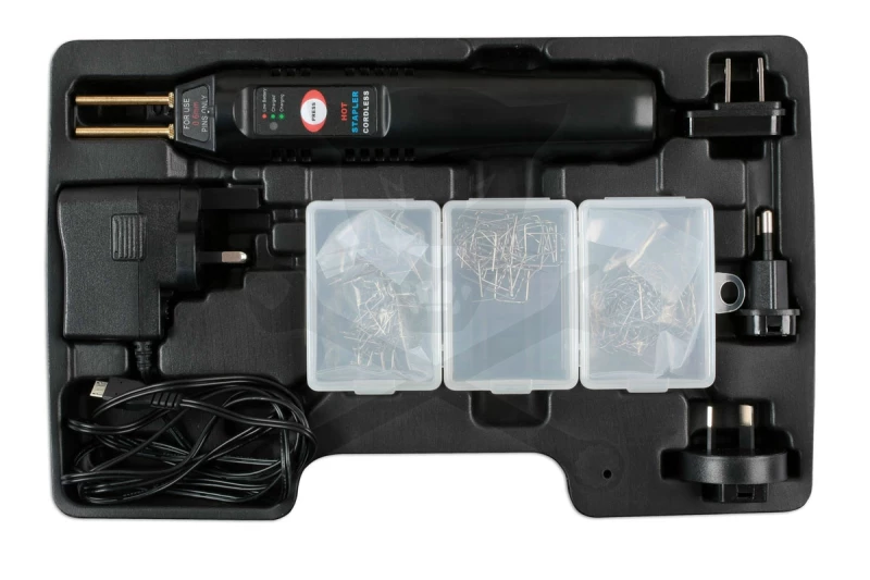 Műanyag elem tűzőgép akkumulátoros - Power tec