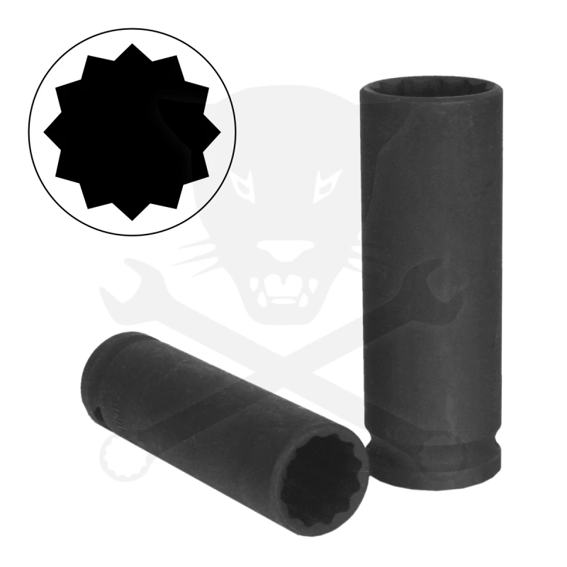 Légkulcsfej 1/2" 12 l.h. 08-as Genius