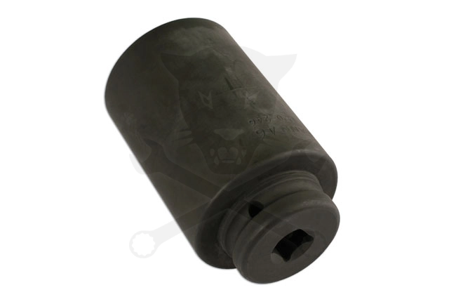 Féltengely anya dugókulcs 1/2" 46-os 12 lapú hosszú 100 mm kisteher