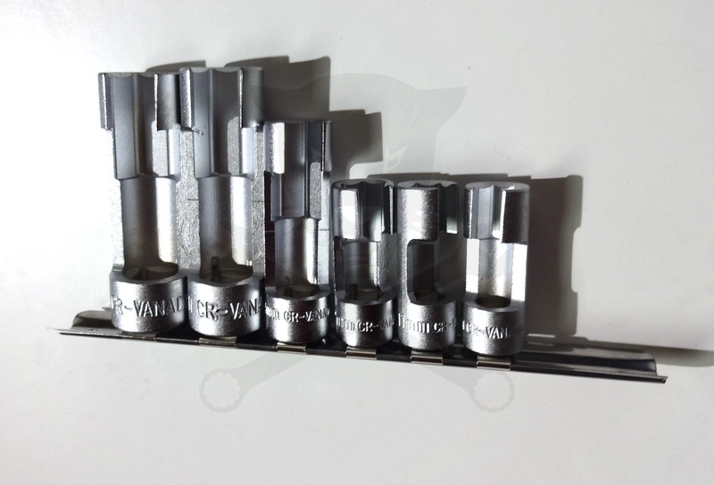 Dugókulcs - crowafej készlet 3/8"-1/2" speciális végig nyitott 10-19 mm