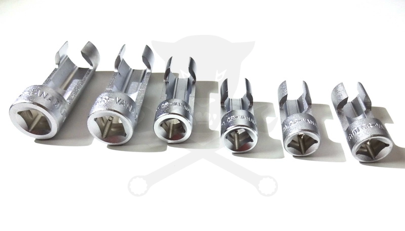 Dugókulcs - crowafej készlet 3/8"-1/2" speciális végig nyitott 10-19 mm