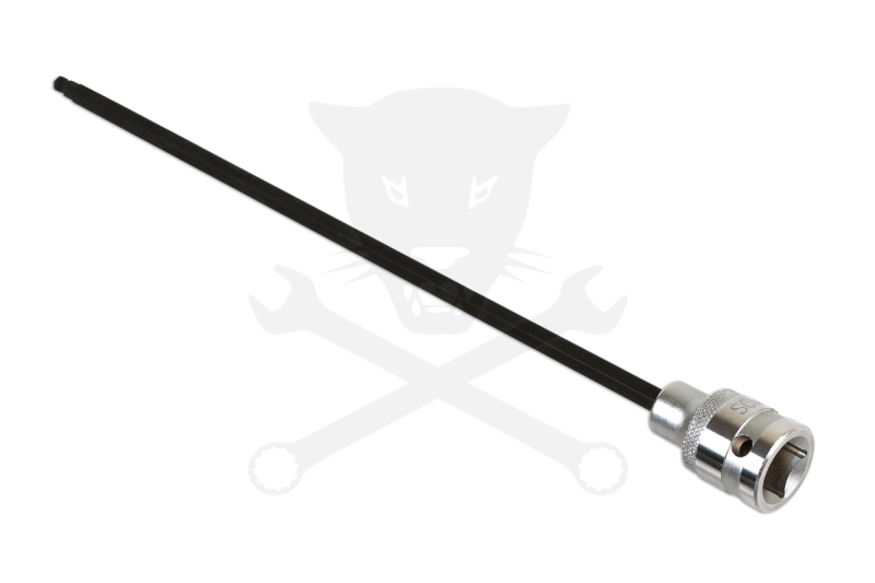 Rátűzőkulcs - crowa+bit 1/2" imbusz  5 x 288 mm gömbvégű extra hosszú