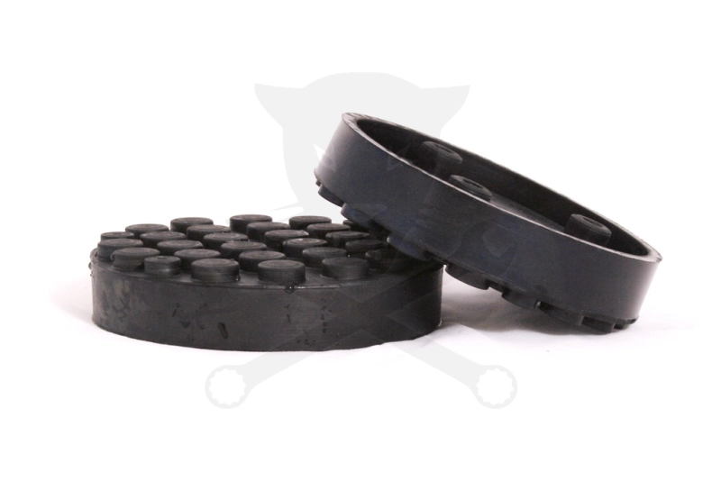 Gumipogácsa csápos emelőhöz 121/110 mm-es félperemes-pöttyös-3poz