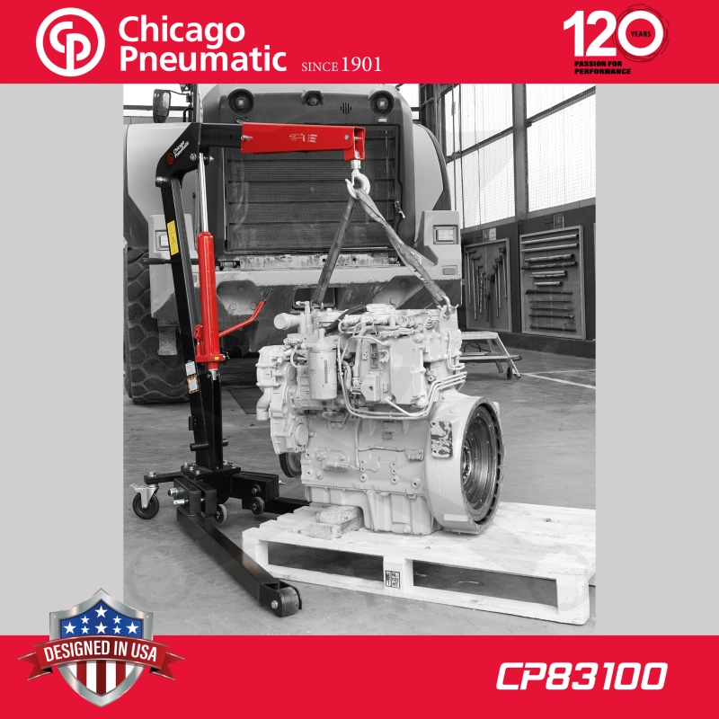 Motorkiemelő zsiráf 1 t összecsukható - 6 kerekű, alacsony - Chicago (CP83100)