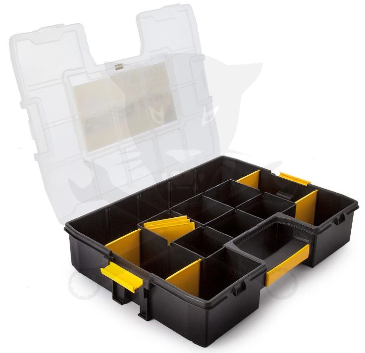Szortimenter tárolódoboz variálható rekeszek 440x340x90 mm Stanley