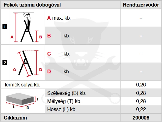Létra kiegészítő MultiGrip rendszerhez vödör 8 L - Krause Monto SECURY