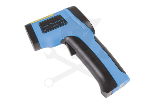 Hőmérő, infravörös, digitális - Thermometer -50 - 650°C