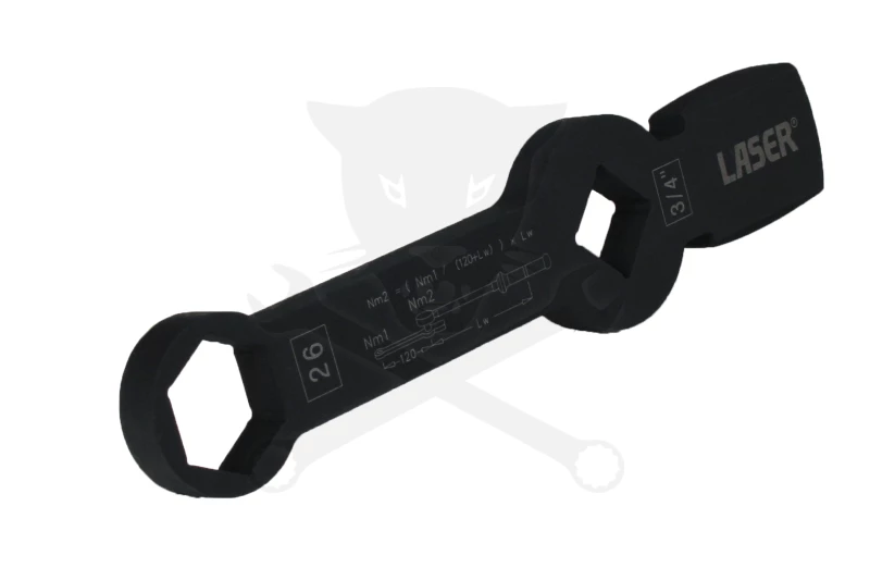 Féknyeregkulcs -TEHER- 26 mm üthető 6 lapú 3/4" DAF 105 - 106