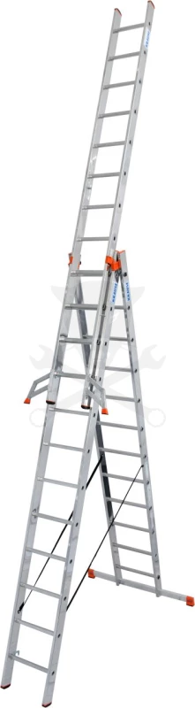 Létra ALU létrafokos sokcélú álló 3x12 fokos - Krause TRIBILO