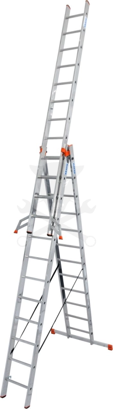 Létra ALU létrafokos sokcélú álló 3x12 fokos - Krause TRIBILO