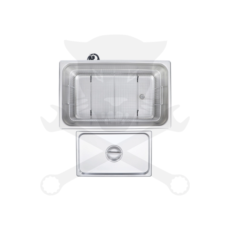 Ultrahangos tisztító berendezés 30 liter 600W + fűtés 500W - BGS