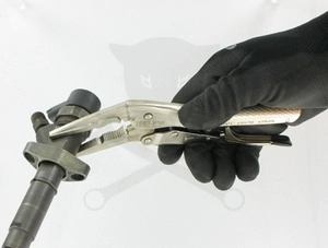 Patent fogó full-automata csőrös-hegyes pofa 178 mm - Hubitools