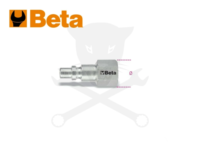 Levegős csatlakozó - gyorscsatlakozó apa - 3/8" BM GAS Beta