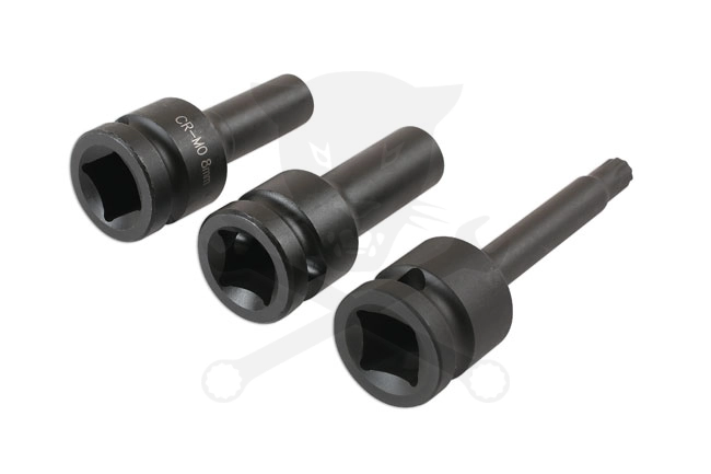 Többrészes split rim felni dugókulcs készlet -speciális 7 / 8 / 10 mm