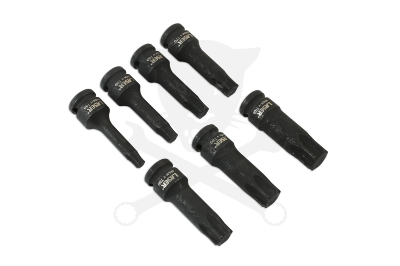 Gépi dugókulcs készlet Torx T50-T55-T60-T70-T80-T90-T100 x 78 mm 1/2"