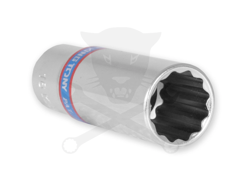 Dugókulcs - crowafej 3/8" 12 lap hosszú 16 mm KingTony