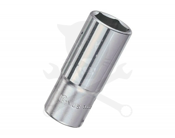 Dugókulcs - crowafej 3/8" 6 lap hosszú 20 mm Genius