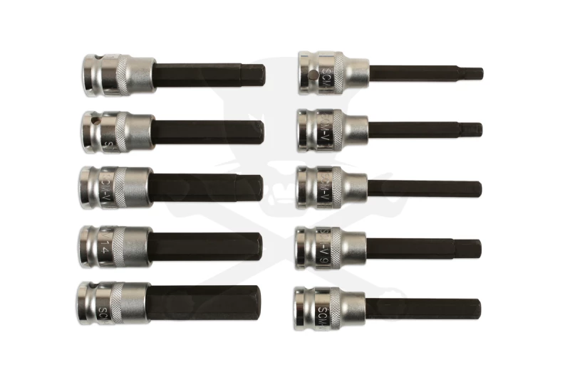 Rátűzőkulcs készlet 1/2" imbusz, hossz. 6-17 mm