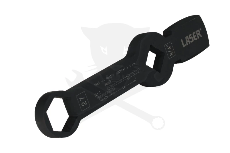 Féknyeregkulcs -TEHER- 27 mm üthető 6 lapú 3/4" Mecedes Actros