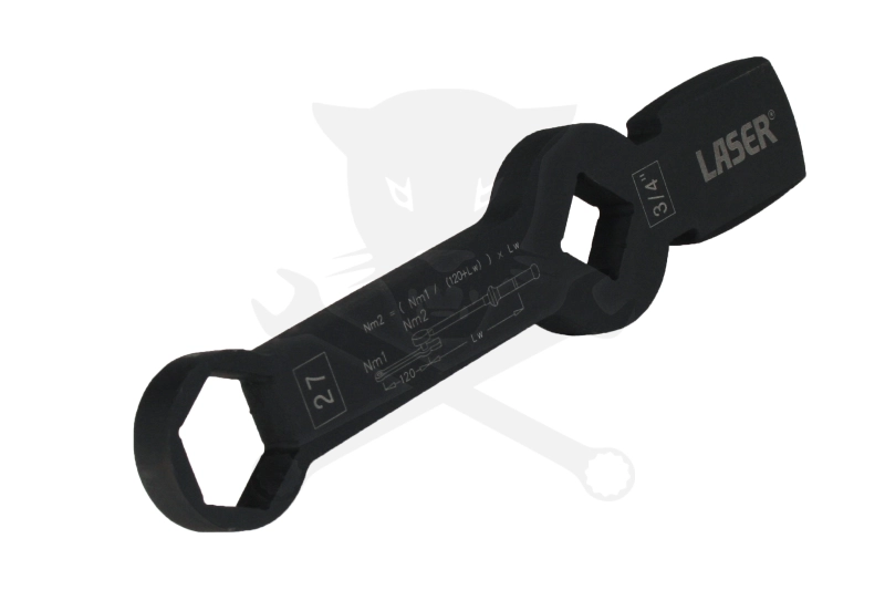 Féknyeregkulcs -TEHER- 27 mm üthető 6 lapú 3/4" Mecedes Actros
