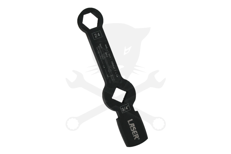 Féknyeregkulcs -TEHER- 24 mm üthető 6 lapú 3/4" Mecedes Actros