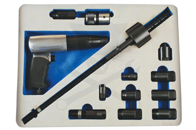 Porlasztó kihúzó készlet- légkalapácsos elvű + adapter készlet + légkalapács