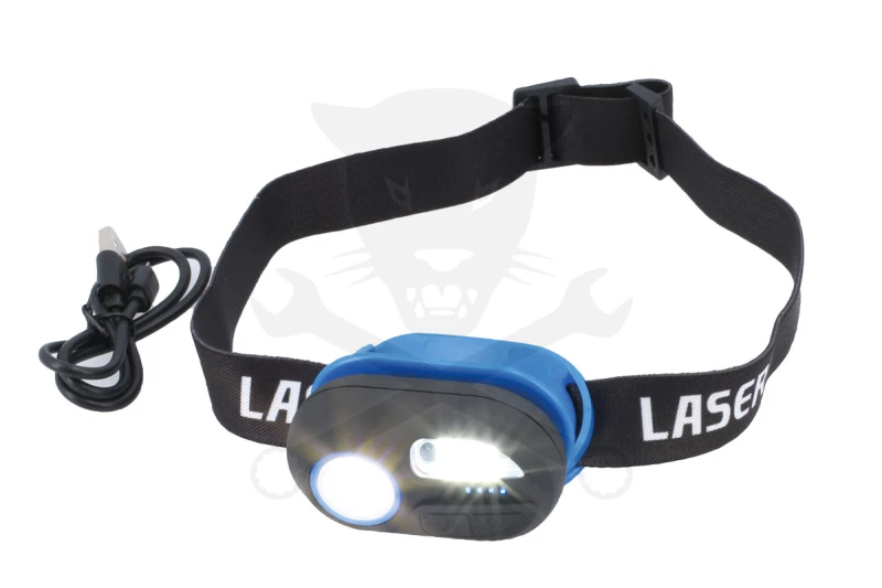 Szerelőlámpa - Fejlámpa LED 01 COB Multifunkc. 2:1 akkus USB +szenzor