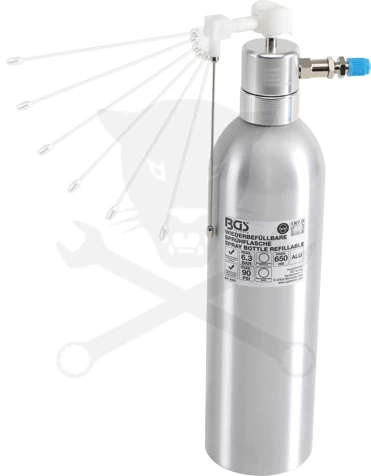 Féktisztító folyadékhoz levegővel utántölthető szóróflakon 650 ml - BGS