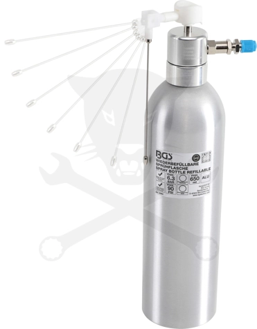 Féktisztító folyadékhoz levegővel utántölthető szóróflakon 650 ml - BGS
