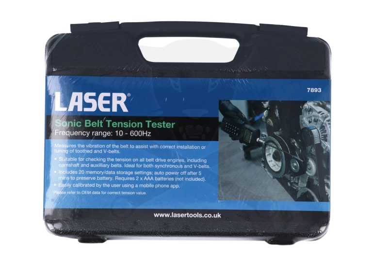 Ékszíjszerelő hangfrekvenciás szíjfeszesség teszter10-600 Hz - Laser