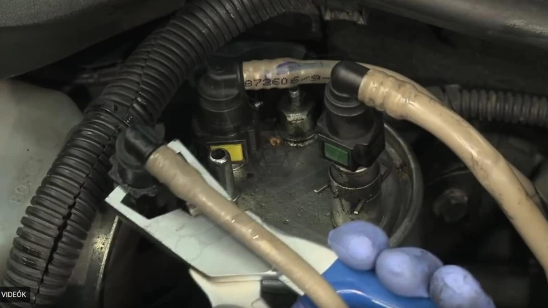 Fogó üzemanyagcső csatlakozó bontó fogó - Opel / Fiat / VW