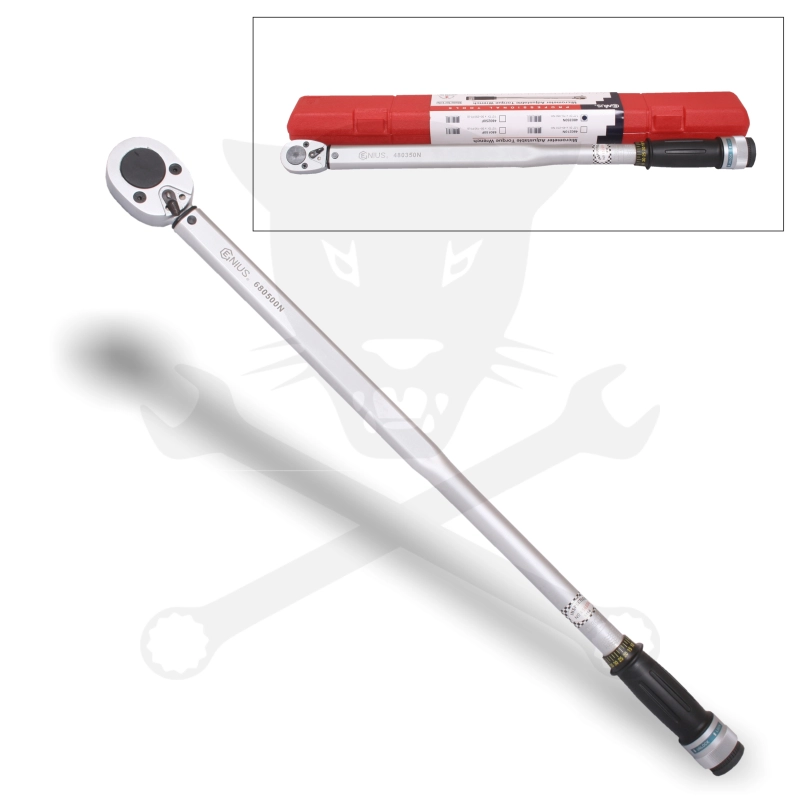 Nyomatékkulcs 100-500 Nm 3/4" - kalibrálva - Genius