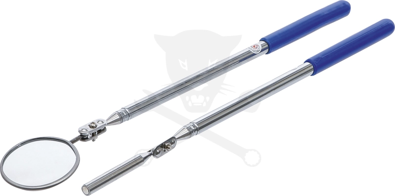 Tükör  50 mm teleszkópos max. 412 mm + mágneses felszedő 2 db-os készlet