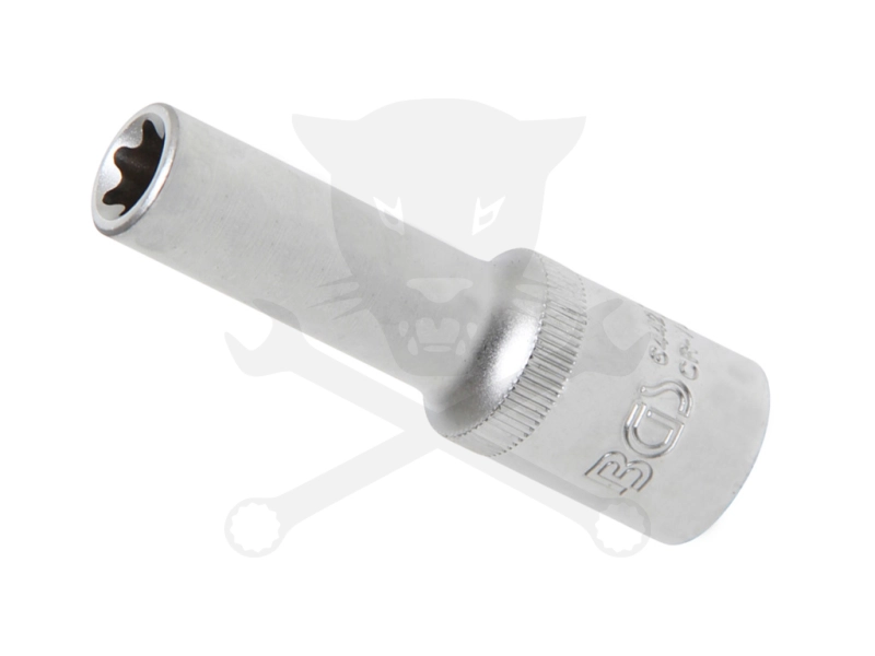 Dugókulcs - crowafej 1/2" belső torx E12 hosszú