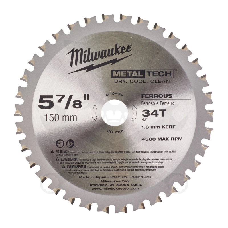 Körfűrészlap 150x1,6 fémhez - Milwaukee