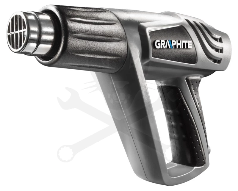 Hőlégfúvó Graphite 2000 W-os 3 fokozatú 25-600°C