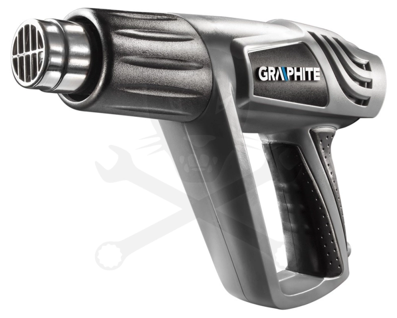 Hőlégfúvó Graphite 2000 W-os 3 fokozatú 25-600°C