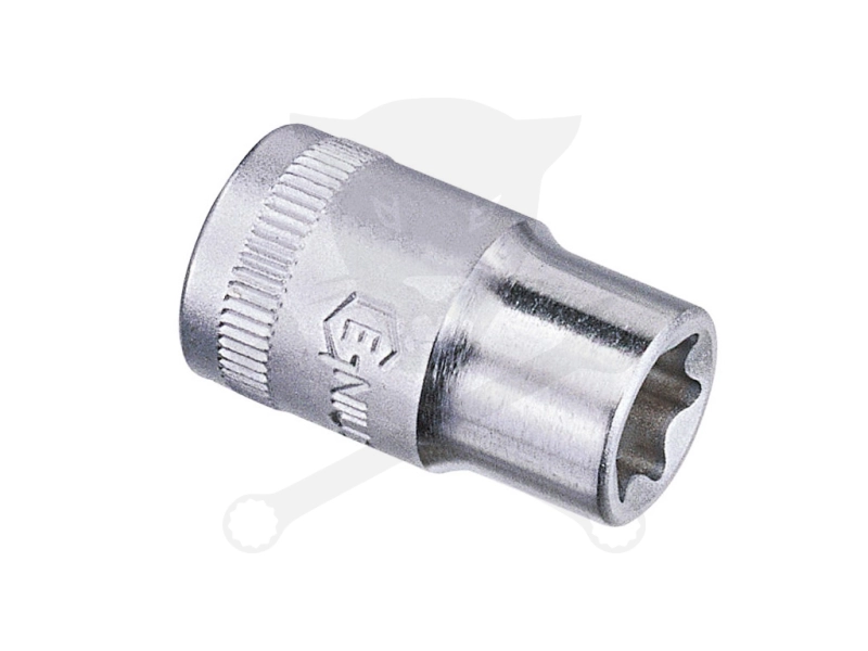 Dugókulcs - crowafej 1/2" belső torx E14 Genius