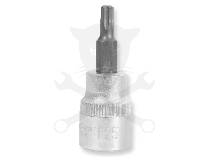 Rátűzőkulcs - crowa+bit 3/8" torx T27