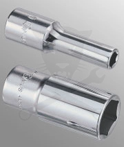 Dugókulcs - crowafej 1/2" 6 lap hosszú 08 mm Genius